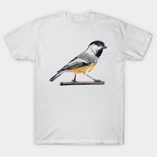 Chickadee drawing 3 (no background) T-Shirt